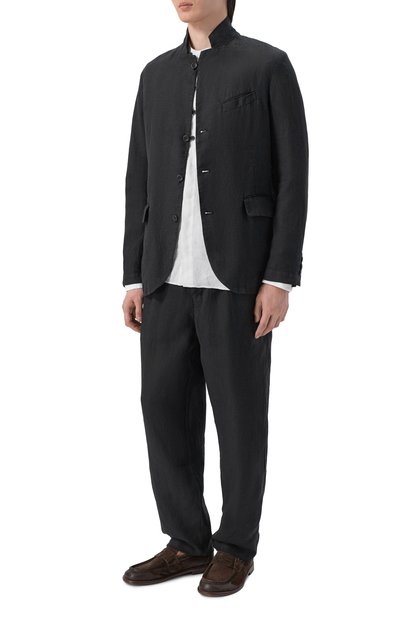 Льняной пиджак HANNES ROETHER, арт. SCHU22MANN.602, фото 2