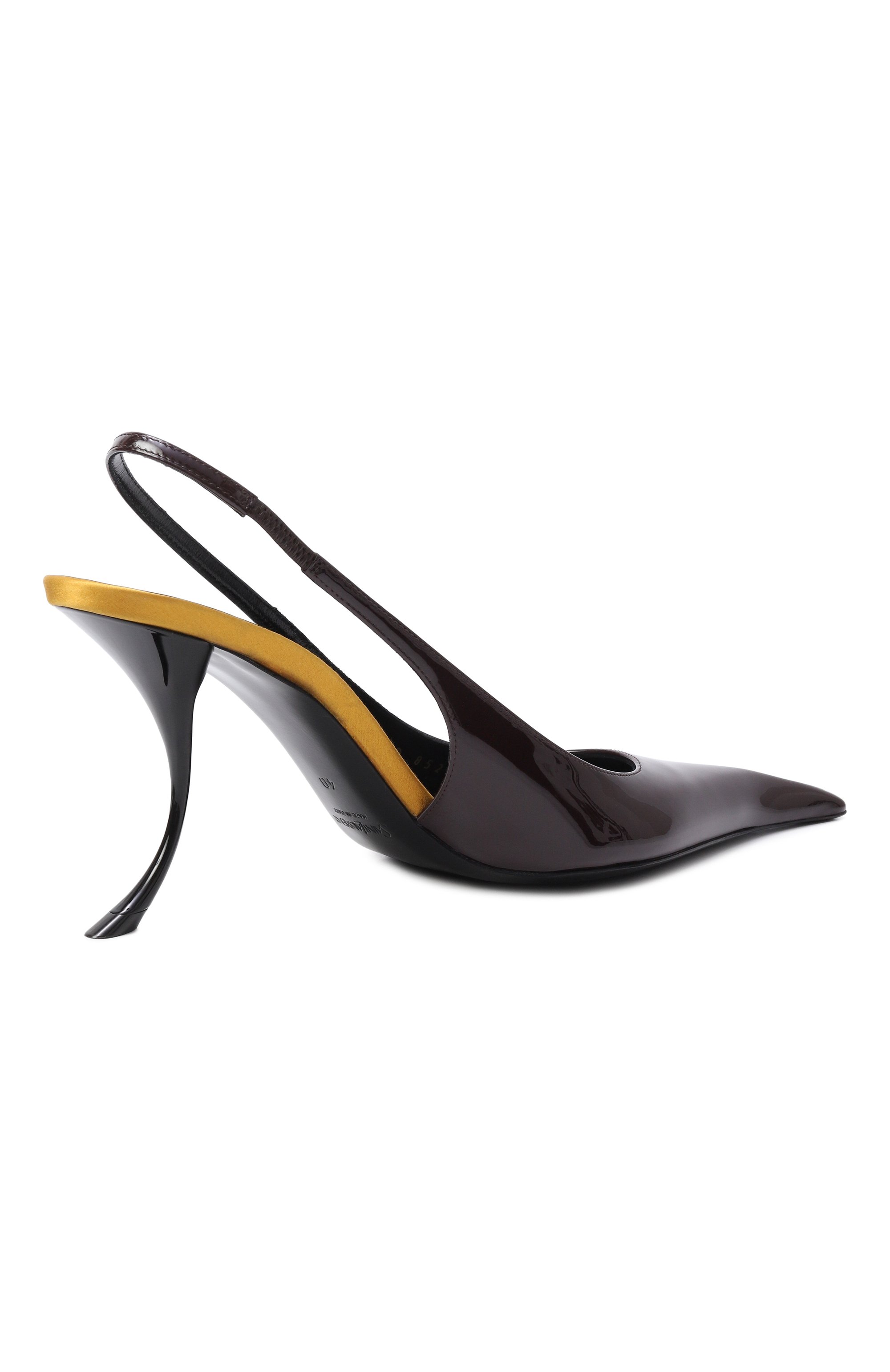 Кожаные туфли apolline 85 SAINT LAURENT, арт. 852535/1TVAN, фото 5