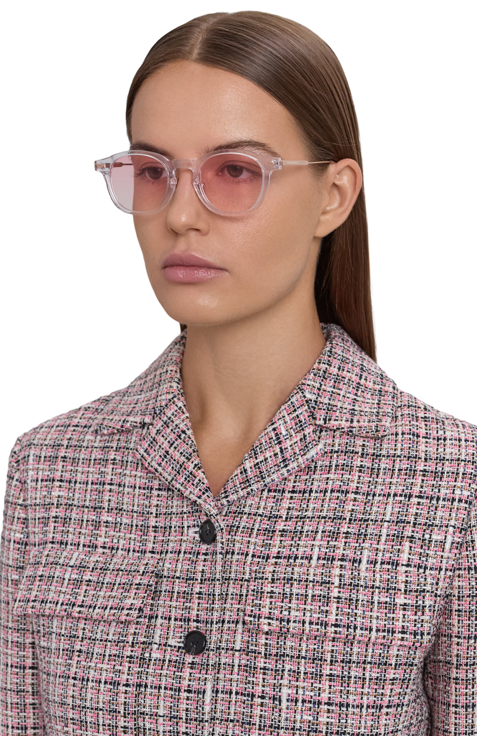 Солнцезащитные очки BALI EYEWEAR розового цвета по цене 19250 руб., арт. KANDA PC2, фото 3 Солнцезащитные очки BALI EYEWEAR, арт. KANDA PC2, фото 3