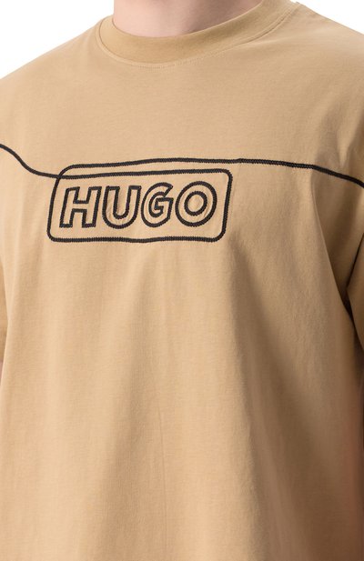 Хлопковая футболка HUGO BLUE, арт. 50530341, фото 5