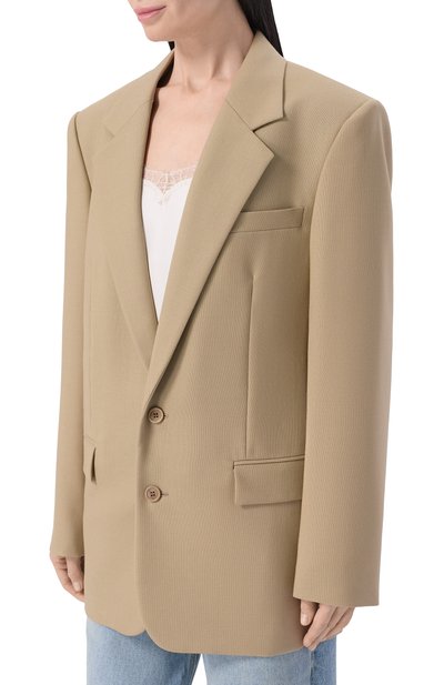 Жакет из шерсти и шелка SAINT LAURENT, арт. 858458/Y7K11, фото 3