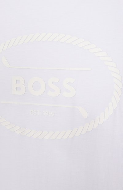 Хлопковая футболка BOSS GREEN, арт. 50537825, фото 5