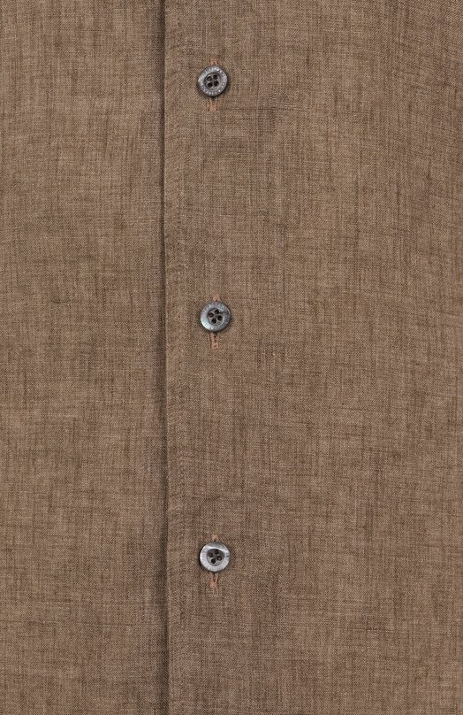 Льняная рубашка Corneliani 25I126-2511334 Бежевый  25I126-2511334 Фото 6