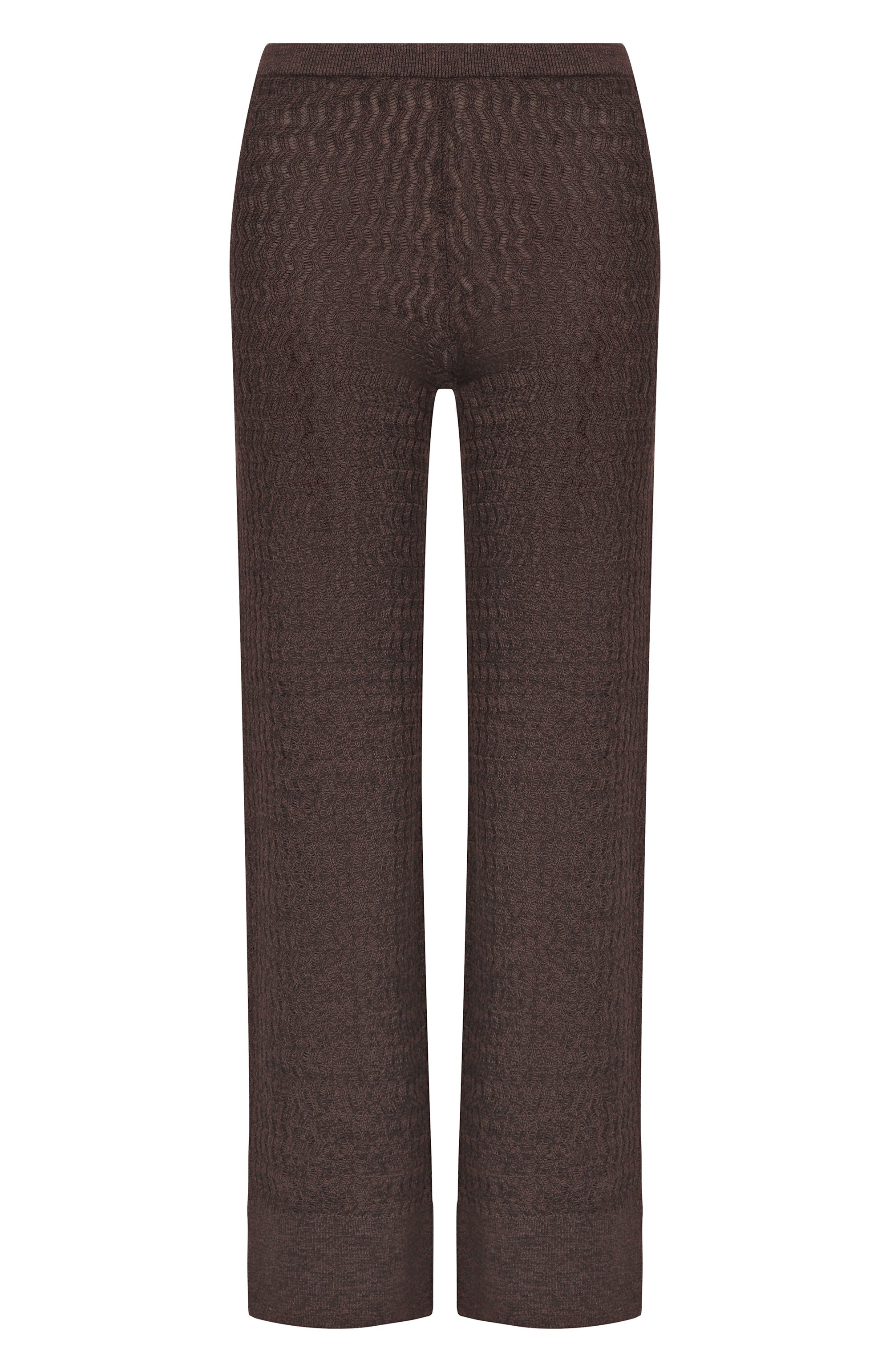 Брюки из хлопка и льна YUZEFI, арт. YLVA-EYELASH TR0USERS/KNIT, фото 1