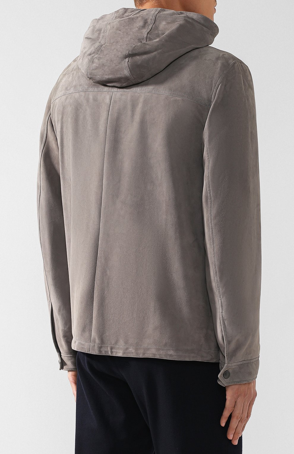 Кожаная куртка на молнии с капюшоном BOTTEGA VENETA, арт. 513685/VEPN0, фото 4