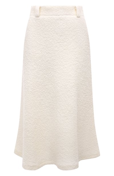Шерстяная юбка NOBLE&BRULEE белого цвета по цене 60000 руб., арт. NB12/14122106, фото 1 Шерстяная юбка NOBLE&BRULEE, арт. NB12/14122106, фото 1