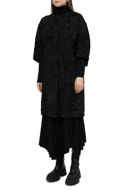 Пальто из каракульчи MARNI, арт. CPMNK43U00P0365, фото 3