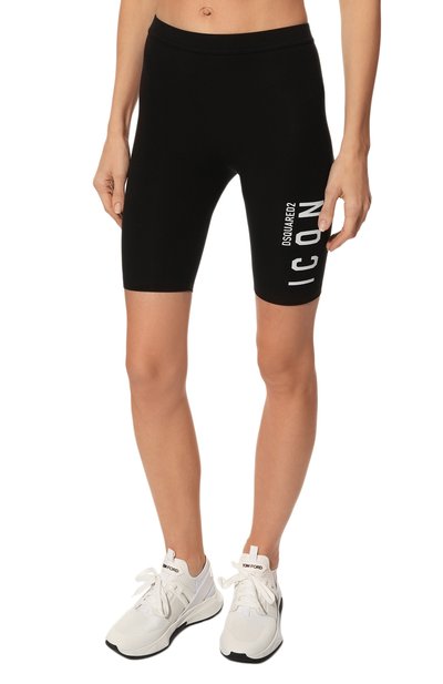 Шорты DSQUARED2 черного цвета по цене 13950 руб., арт. D8N624030, фото 3 Шорты DSQUARED2, арт. D8N624030, фото 3