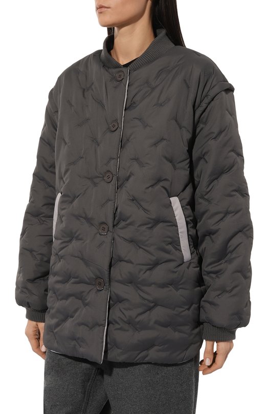 

Двусторонняя куртка sherpa., Серый