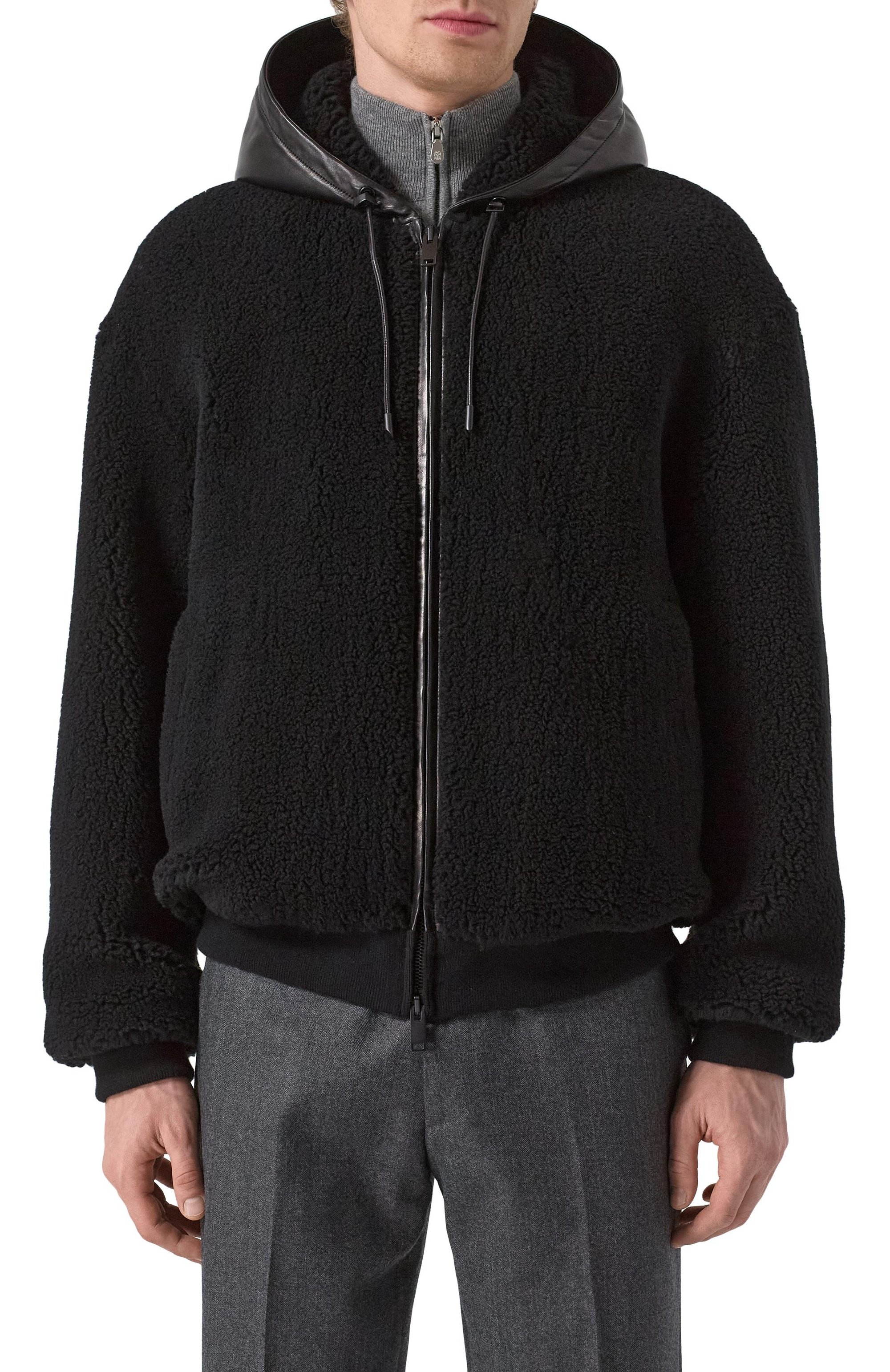 Бомбер из кашемира и шелка MVST черного цвета по цене 456500 руб., арт. TXECK-ES4390/LC1637, фото 3 Бомбер из кашемира и шелка MVST, арт. TXECK-ES4390/LC1637, фото 3