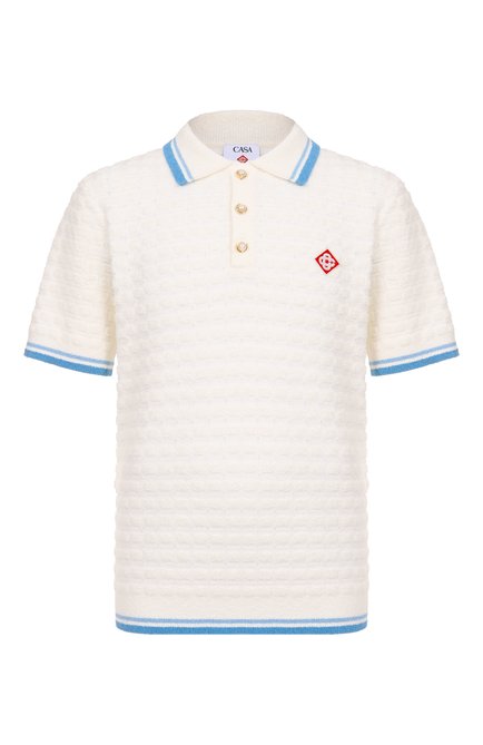 Мужское хлопковое поло CASABLANCA, арт. MPF25-KW-999-01