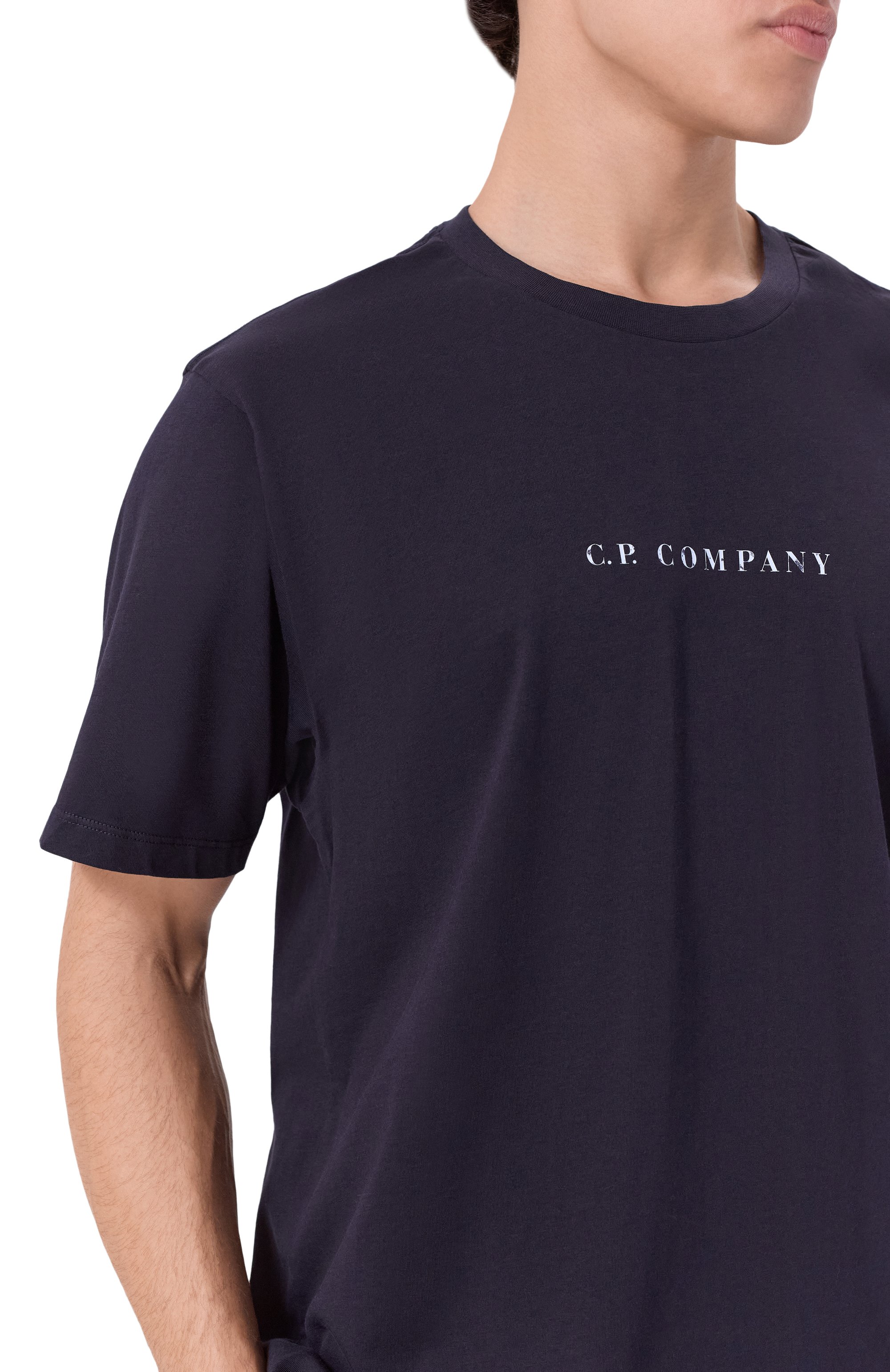Хлопковая футболка C.P. COMPANY, арт. 19CMTS104A005100W, фото 5