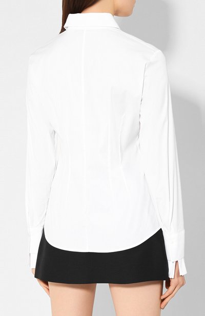 Хлопковая рубашка VAN LAACK белого цвета по цене 16650 руб., арт. FRIDA-Q/150049, фото 4 Хлопковая рубашка VAN LAACK, арт. FRIDA-Q/150049, фото 4