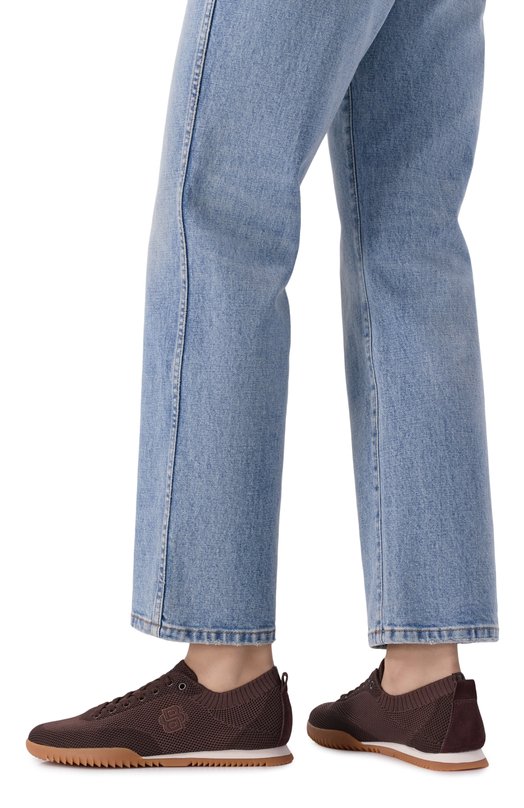 Текстильные кроссовки Carlynn BOSS 50563293 Коричневый  50563293 Фото 2