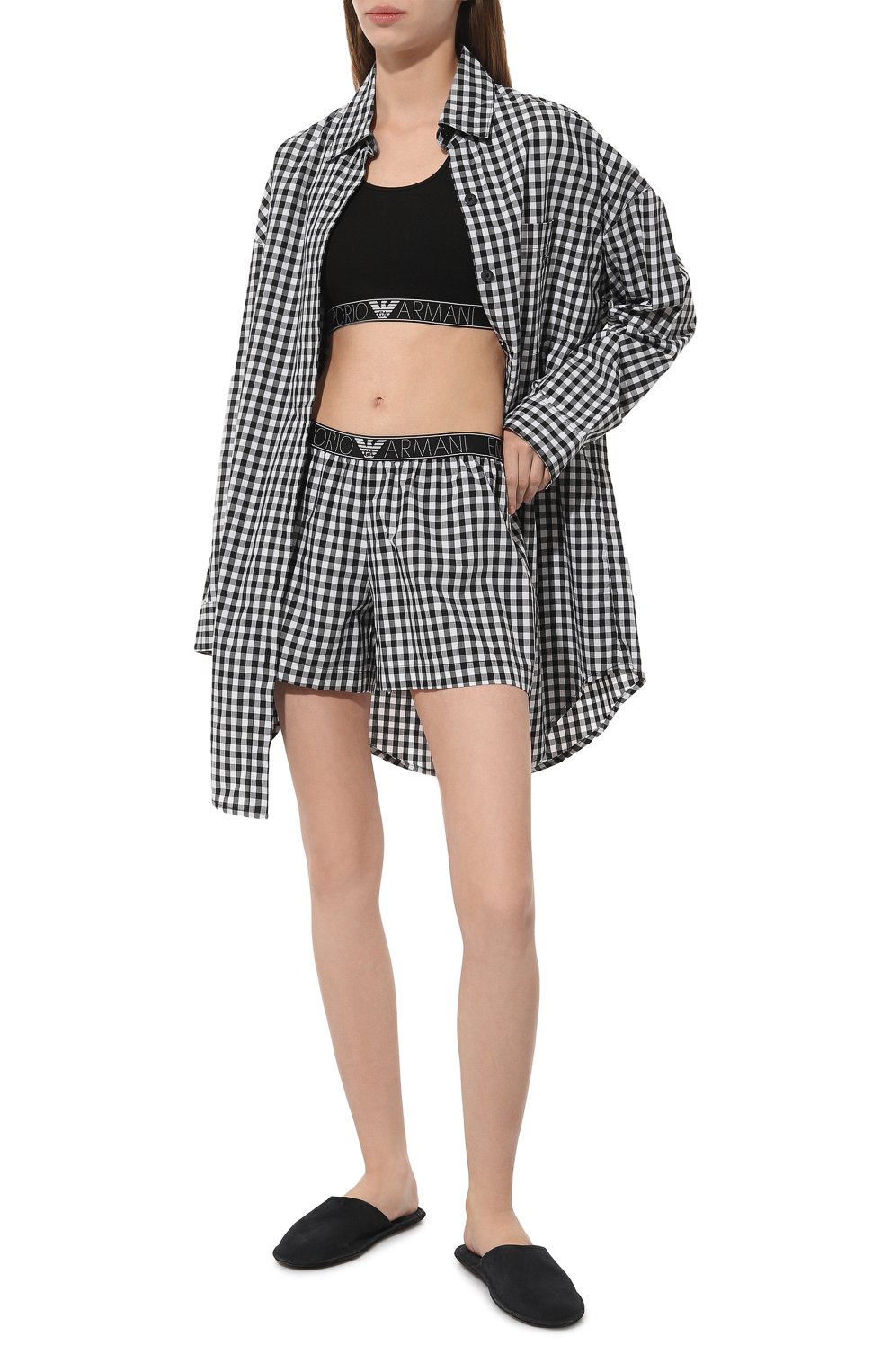 Хлопковый топ EMPORIO ARMANI, арт. 164815/4R242, фото 2