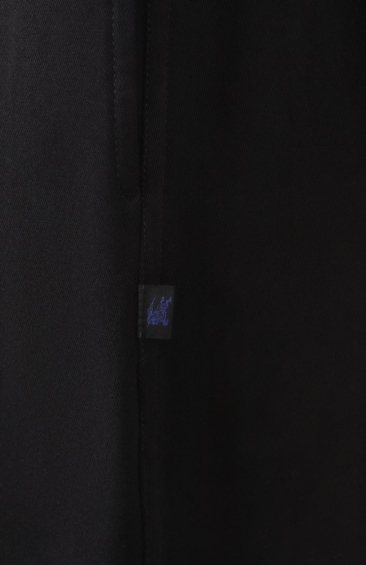 Хлопковые брюки Burberry 8105429 Чёрный  8105429 Фото 6
