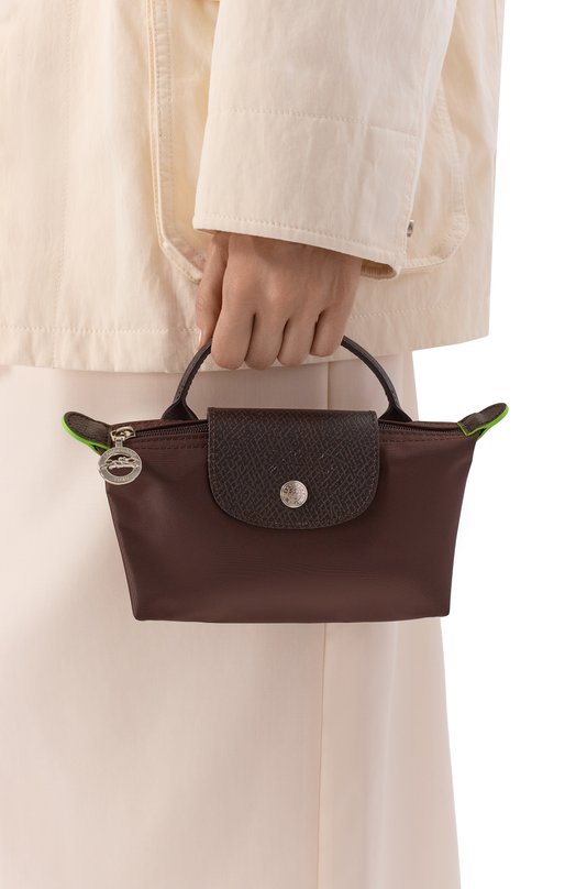 Сумка Le Pliage Green Pouch Longchamp 34175919/919 Коричневый  34175919/919 Фото 2