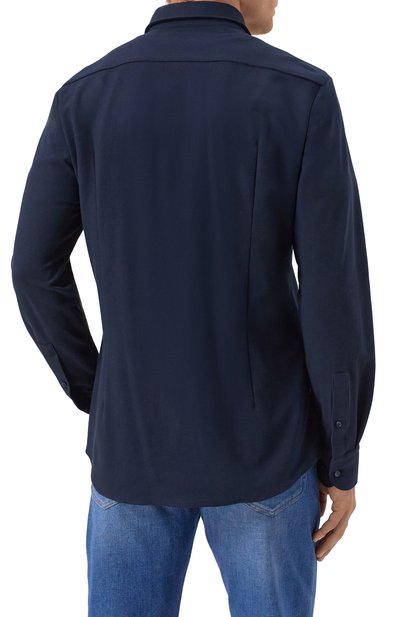 Хлопковая рубашка BOSS, арт. 50527675, фото 4