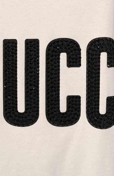 Хлопковая футболка GUCCI, арт. 615044/XJDZT, фото 5