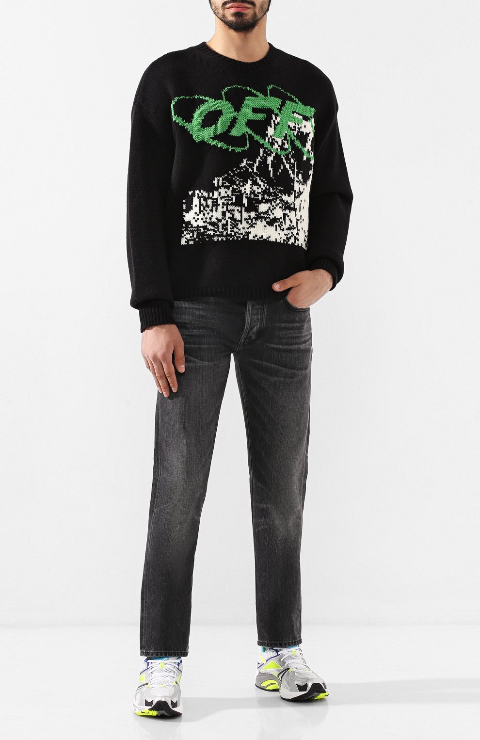 Свитер OFF-WHITE, арт. 0MHE032F19E370131001, фото 2