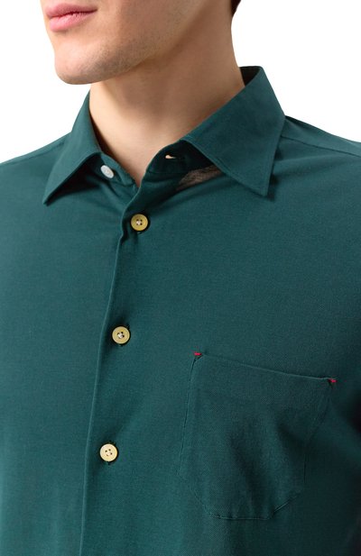 Хлопковая сорочка KITON, арт. UMCNERH08837, фото 5