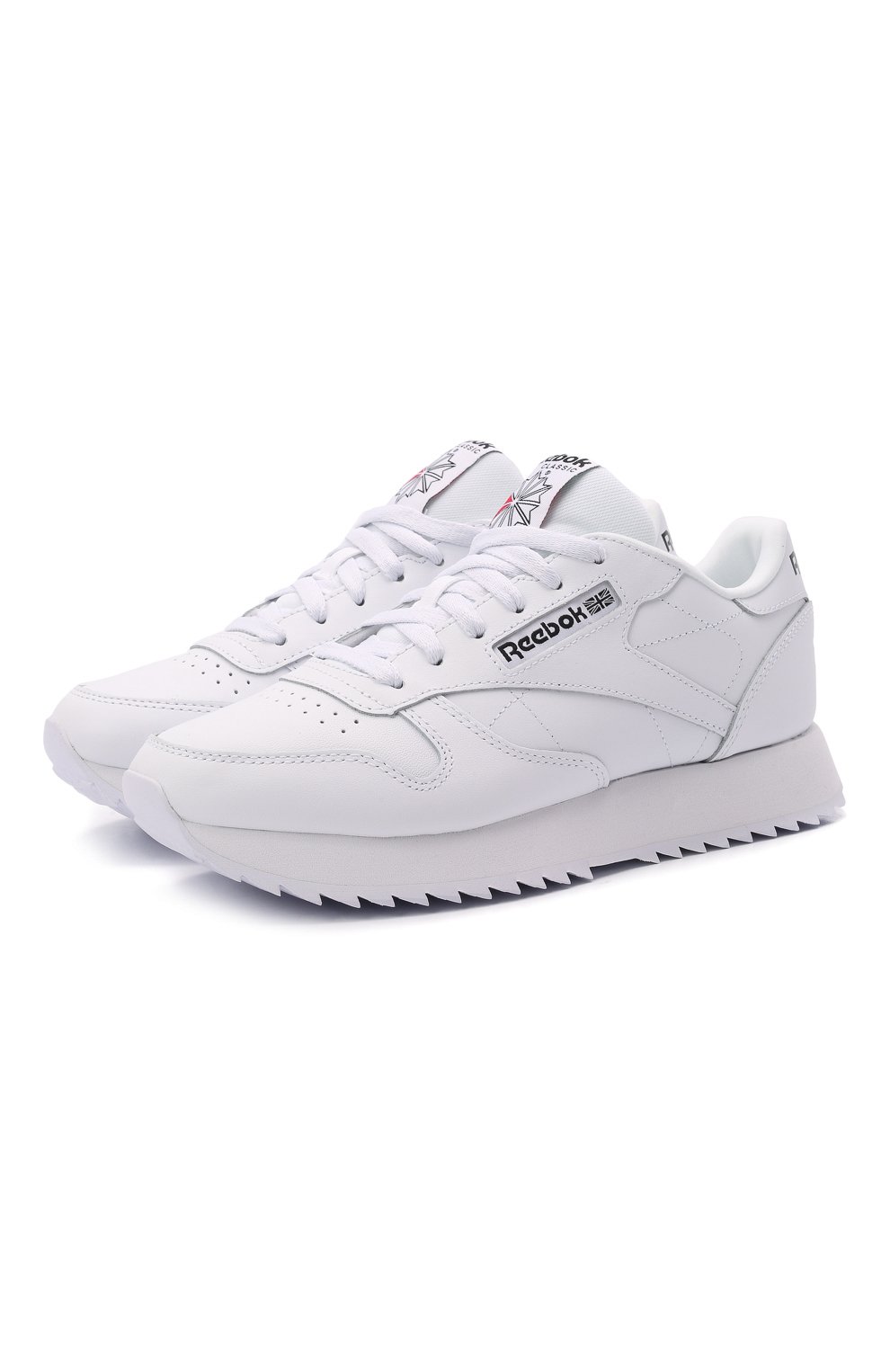 Кожаные кроссовки classic leather ripple REEBOK, арт. GX5092, фото 1