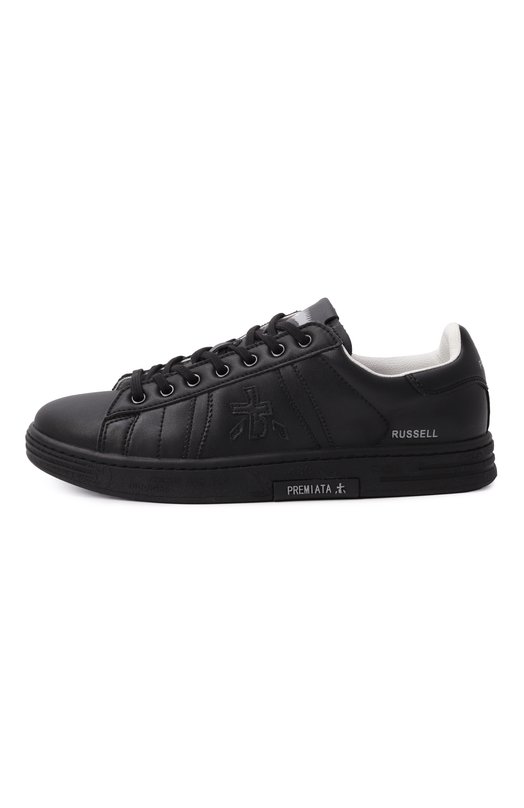 Кожаные кеды Russel Premiata RUSSELL/VAR 6068 Чёрный  RUSSELL/VAR 6068 Фото 4