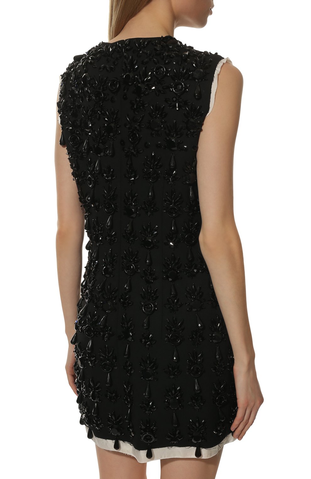 Шерстяное платье MIU MIU черного цвета по цене 900000 руб., арт. MF4580-10A4-F0002, фото 4 Шерстяное платье MIU MIU, арт. MF4580-10A4-F0002, фото 4