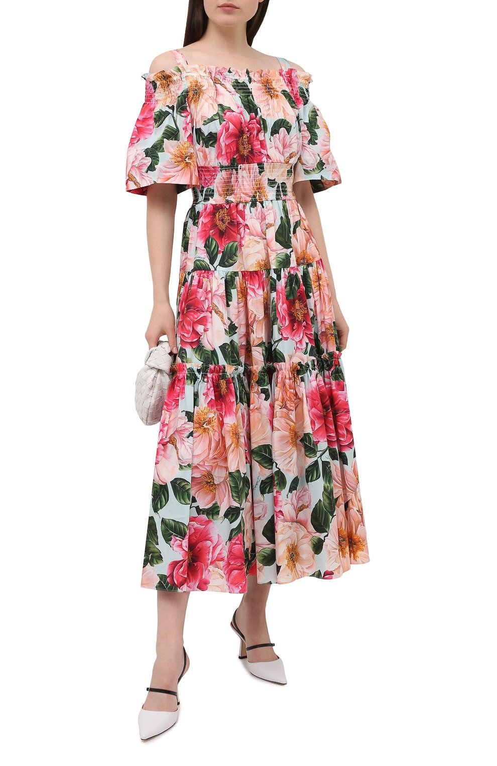 Хлопковое платье DOLCE & GABBANA, арт. F68E1T/HS5H9, фото 2