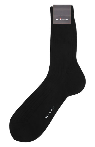 Мужские хлопковые носки KITON, арт. UCALZ26K0764H