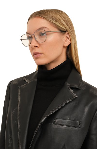 Оправа DSQUARED2 серебряного цвета по цене 21300 руб., арт. D20054 6LB, фото 2 Оправа DSQUARED2, арт. D20054 6LB, фото 2