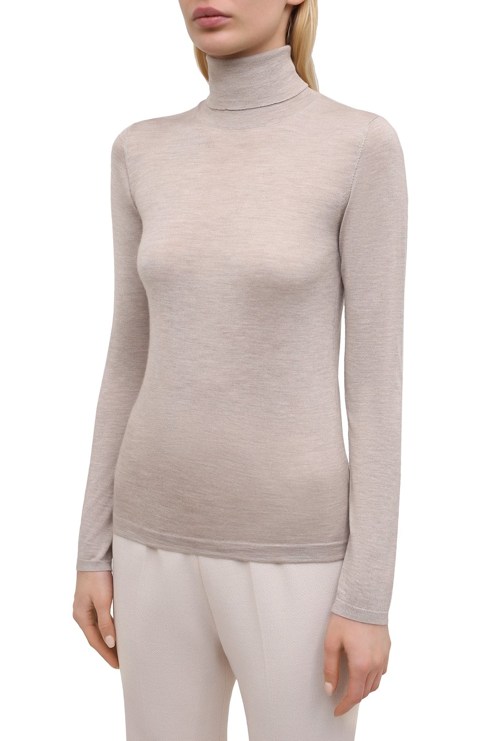 Водолазка из кашемира и шелка BRUNELLO CUCINELLI, арт. M13800063, фото 3