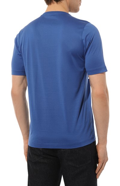 Хлопковая футболка ZILLI, арт. MBZ-NT550-VERT1/MC01, фото 4