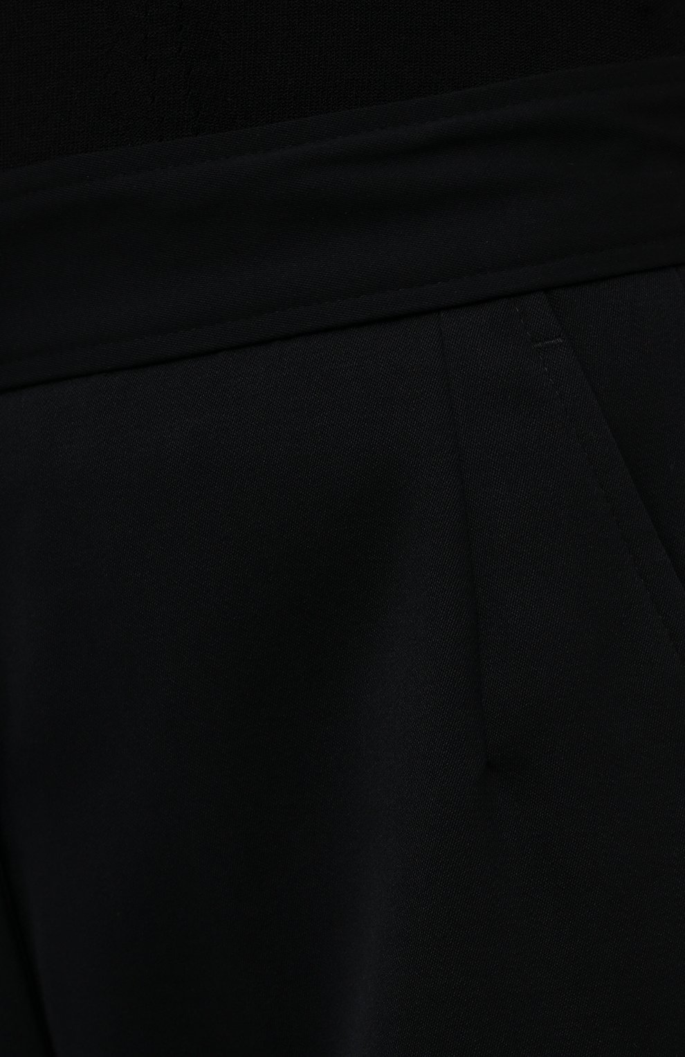 Шерстяные брюки DRIES VAN NOTEN черного цвета по цене 78400 руб., арт. 212-010915-3231, фото 5 Шерстяные брюки DRIES VAN NOTEN, арт. 212-010915-3231, фото 5