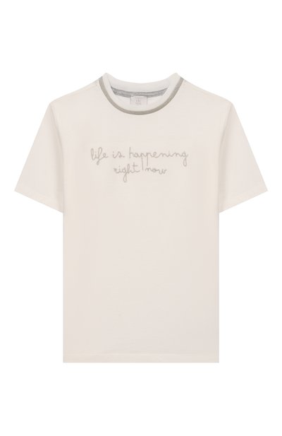 Хлопковая футболка ELEVENTY, арт. EX8A11/Z3119/10-16