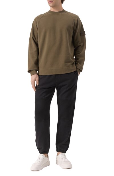 Хлопковый свитшот STONE ISLAND, арт. 8115629F7, фото 2