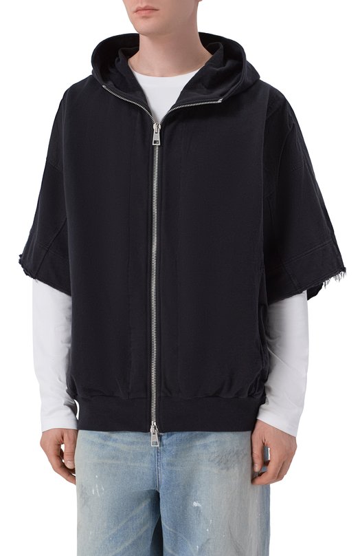 Хлопковая толстовка Andrea Ya'aqov 26MFEP27 Чёрный  26MFEP27 Фото 3