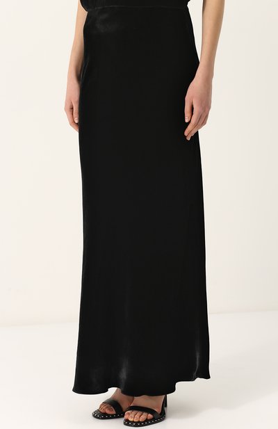 Однотонная бархатная юбка-макси TEGIN, арт. SS1838, фото 3