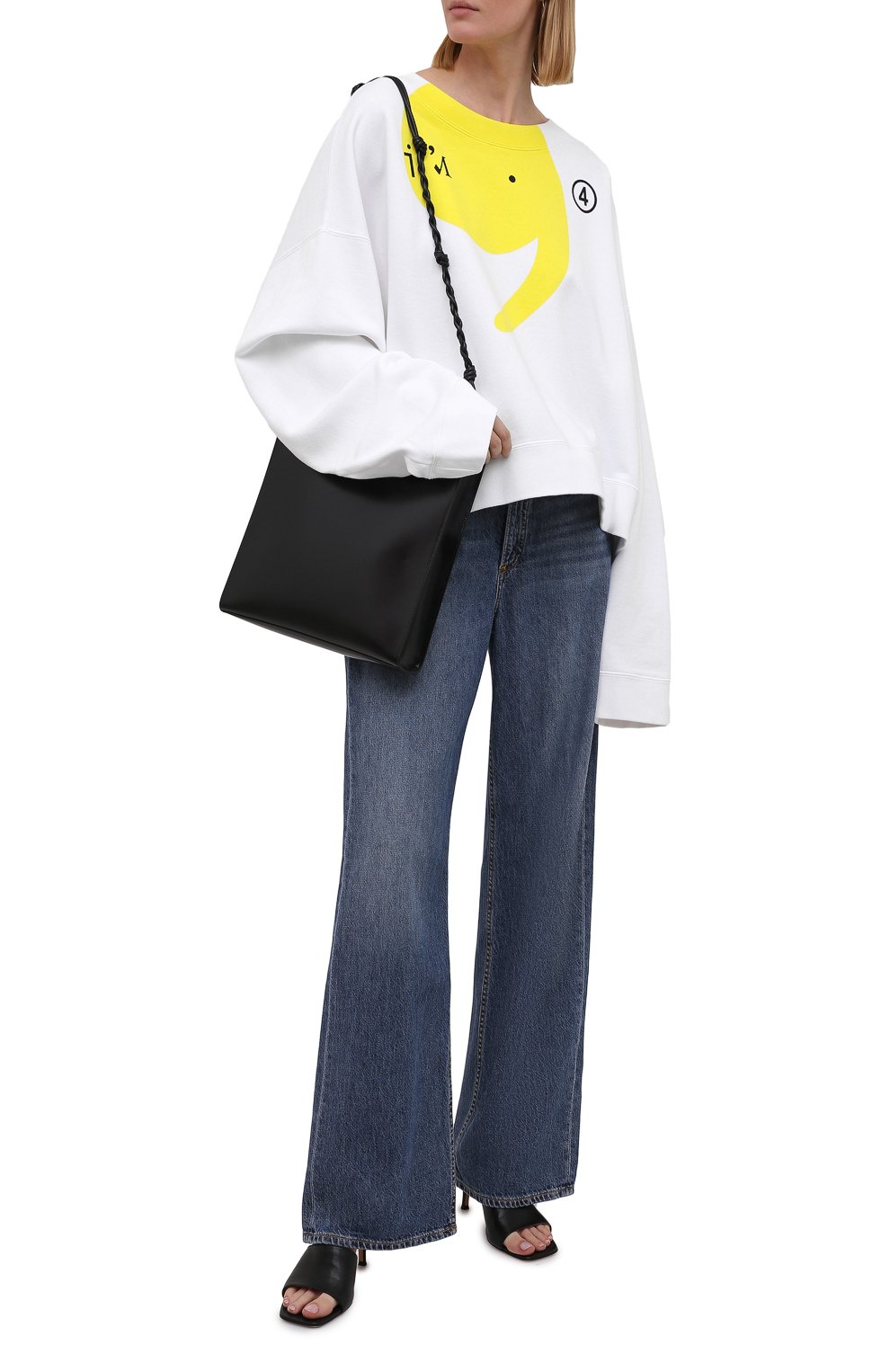 Хлопковый свитшот MAISON MARGIELA белого цвета по цене 54650 руб., арт. S51GU0106/S25322, фото 2 Хлопковый свитшот MAISON MARGIELA, арт. S51GU0106/S25322, фото 2