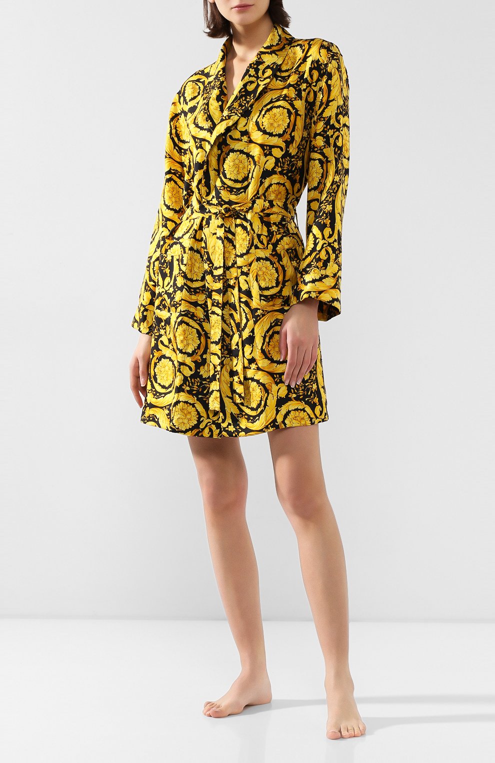 Шелковый халат VERSACE, арт. AUD05062/A232999, фото 2