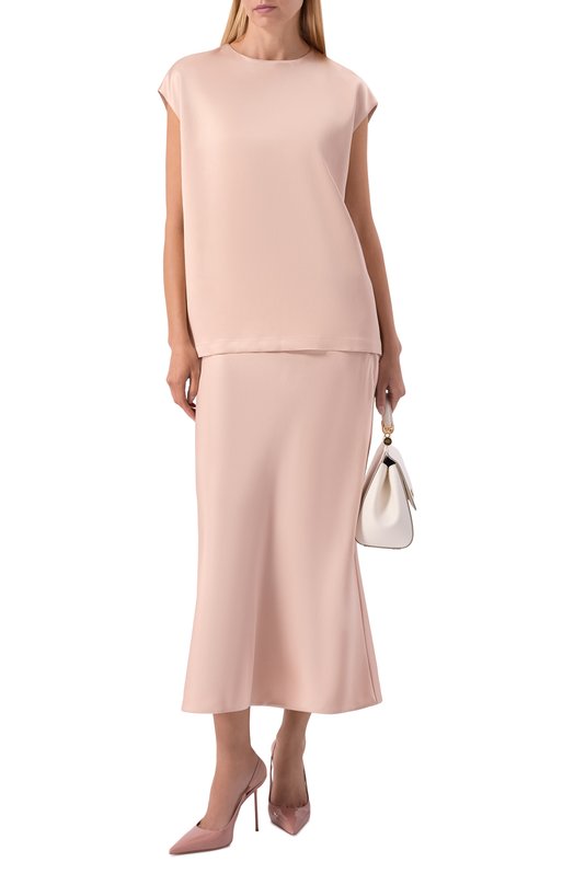 Атласный топ MVST M26.2PW.B033/F096 D0UBLE SATIN Розовый  M26.2PW.B033/F096 D0UBLE SATIN Фото 2