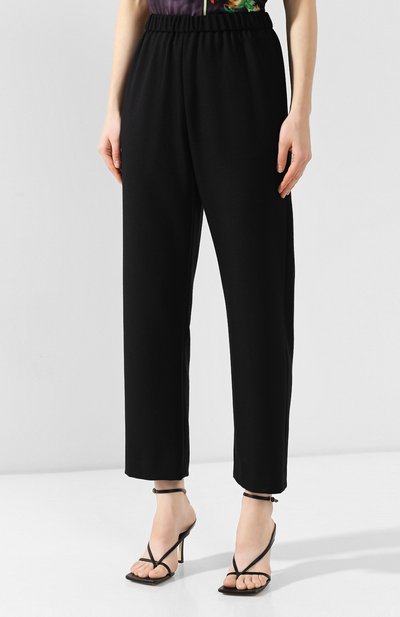 Шерстяные брюки DRIES VAN NOTEN черного цвета по цене 42750 руб., арт. 192-10924-8227, фото 3 Шерстяные брюки DRIES VAN NOTEN, арт. 192-10924-8227, фото 3