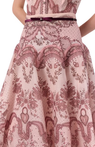 Юбка изо льна и шелка ZIMMERMANN, арт. 2272SR251, фото 5