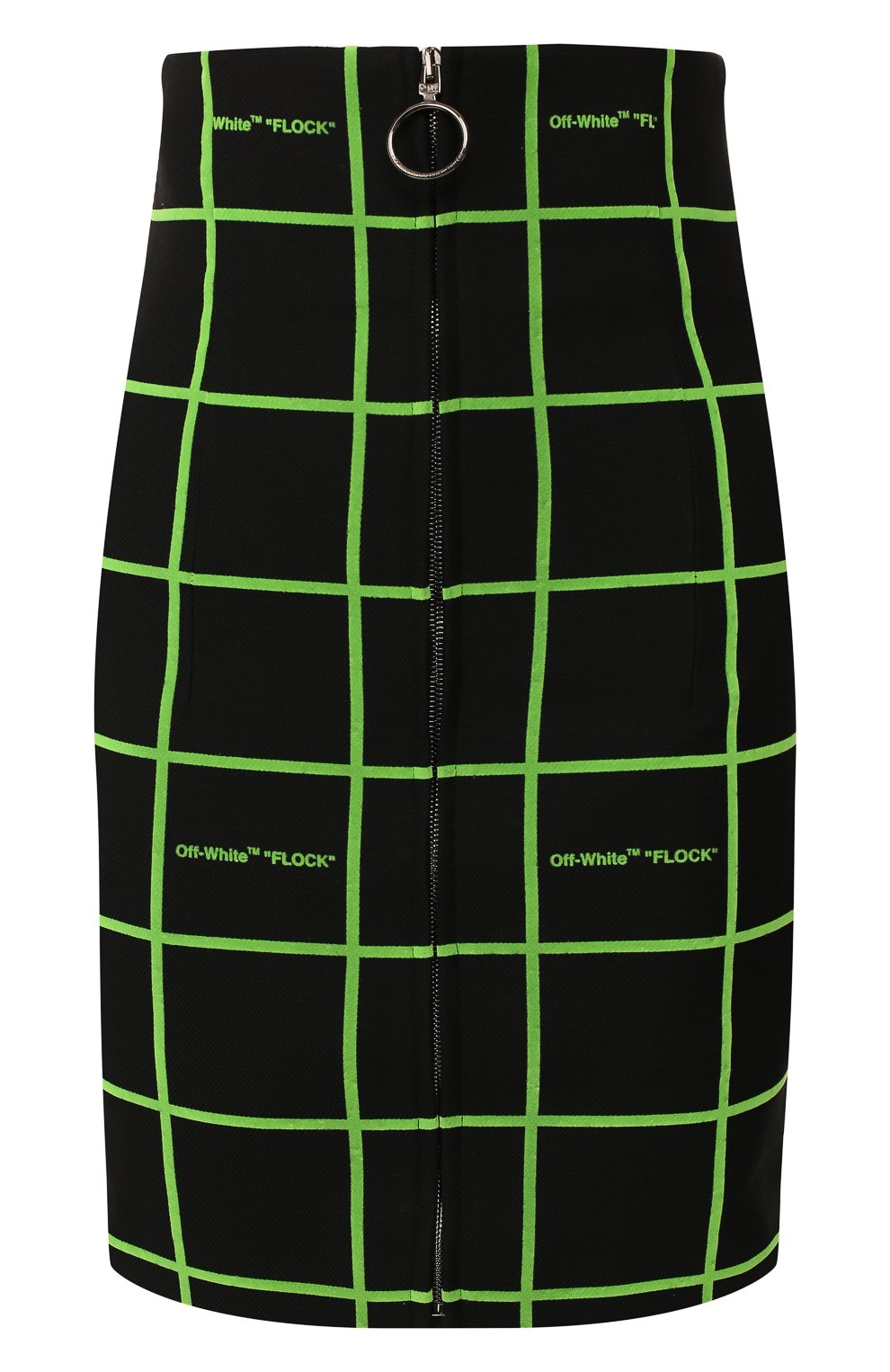 Юбка OFF-WHITE черного цвета по цене 46750 руб., арт. 0WCC077F19F840501000, фото 1 Юбка OFF-WHITE, арт. 0WCC077F19F840501000, фото 1