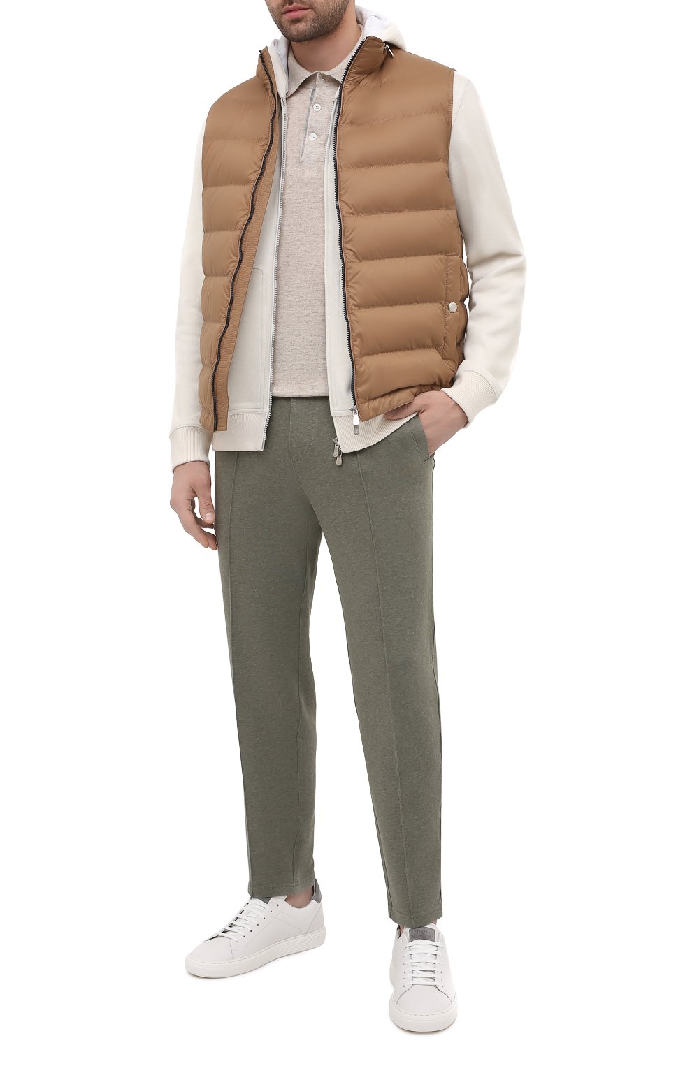 Хлопковые брюки BRUNELLO CUCINELLI, арт. M0T313212G, фото 2