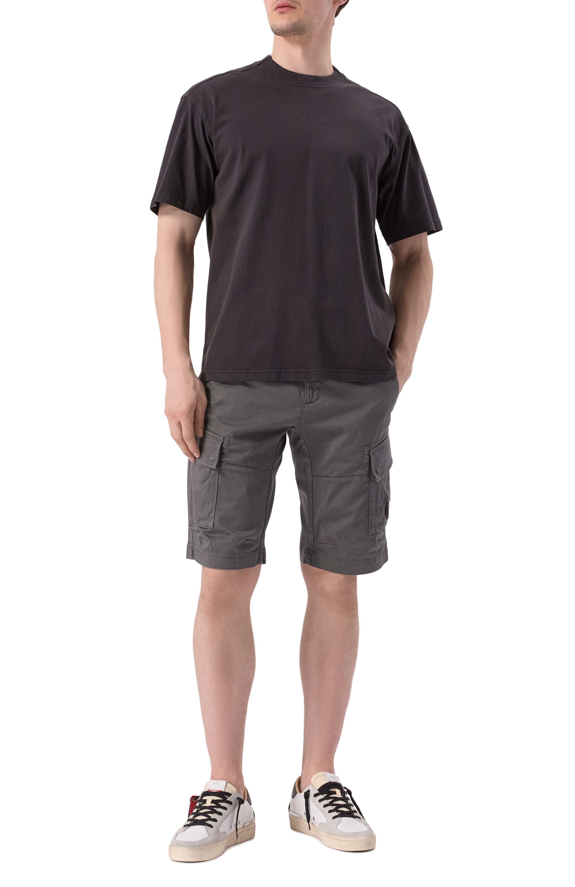 Хлопковая футболка BOSS ORANGE, арт. 50521805, фото 2