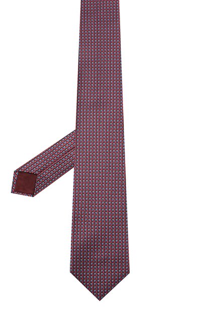 Шелковый галстук ZILLI красного цвета по цене 25800 руб., арт. 50588/TIES, фото 2 Шелковый галстук ZILLI, арт. 50588/TIES, фото 2