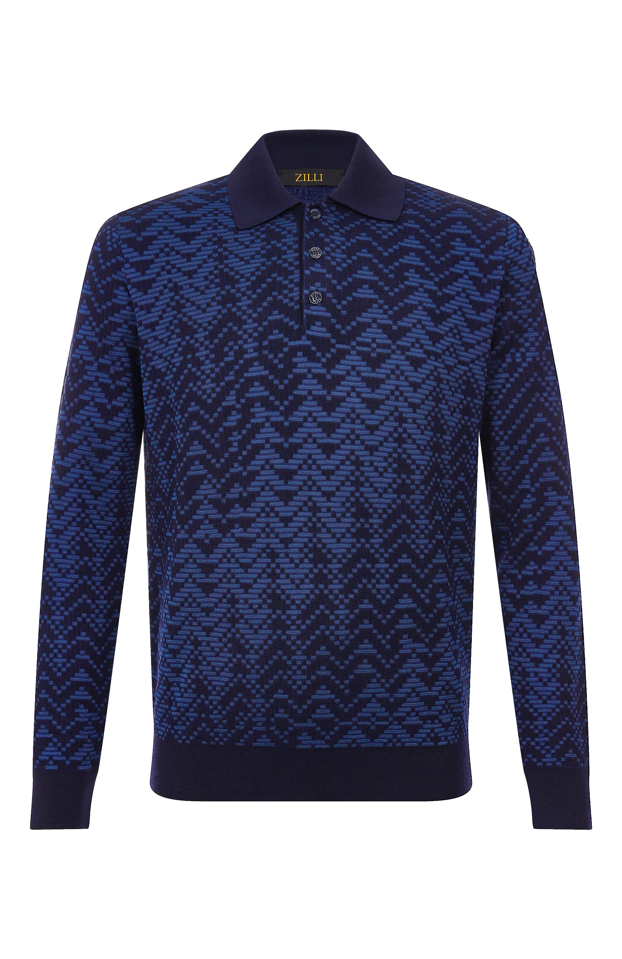 Поло из шерсти и шелка ZILLI, арт. KBP001M0230VRAWA0, фото 1