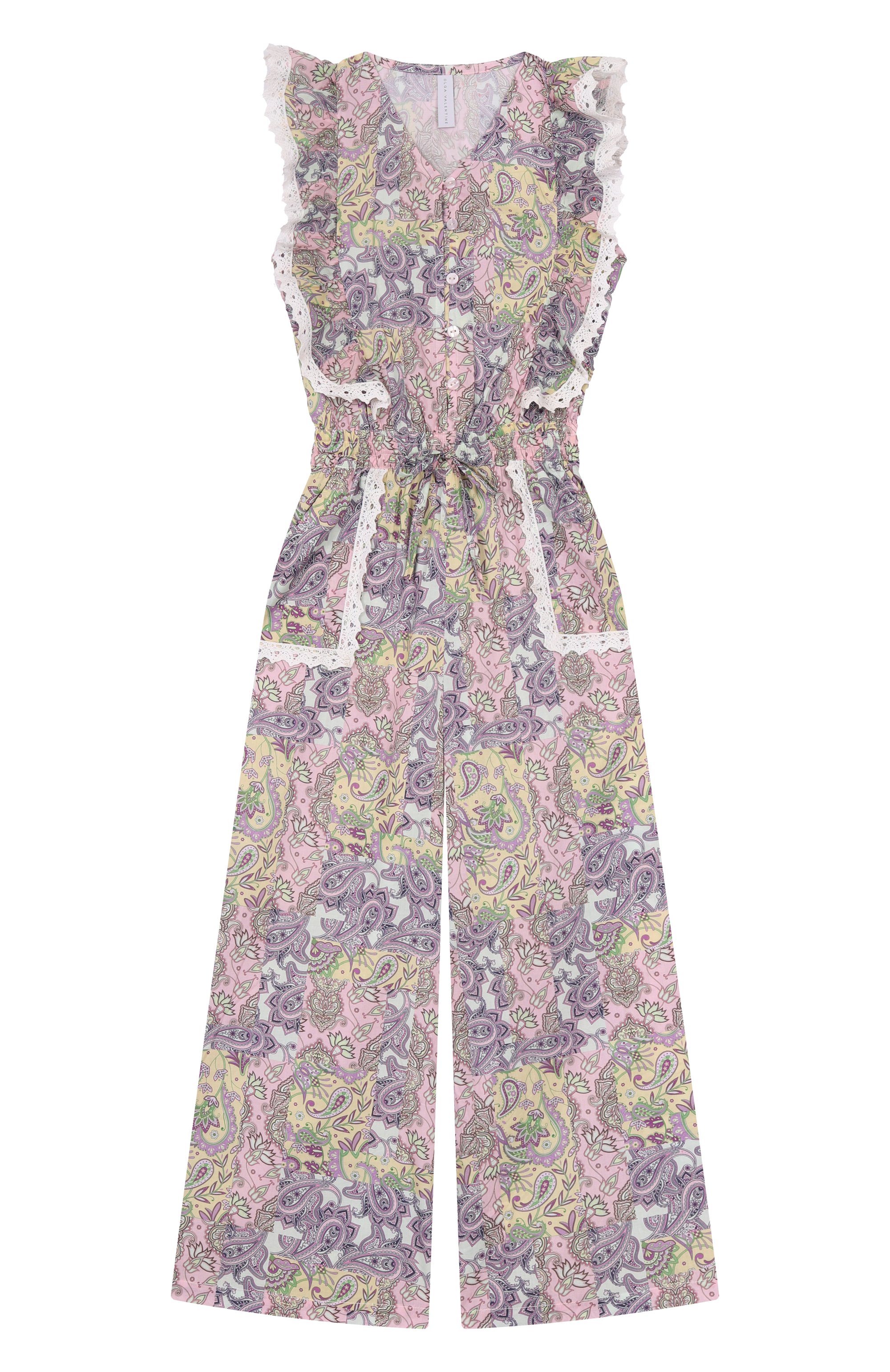 Хлопковый комбинезон OLGA VALENTINE, арт. 25FLJ, фото 1