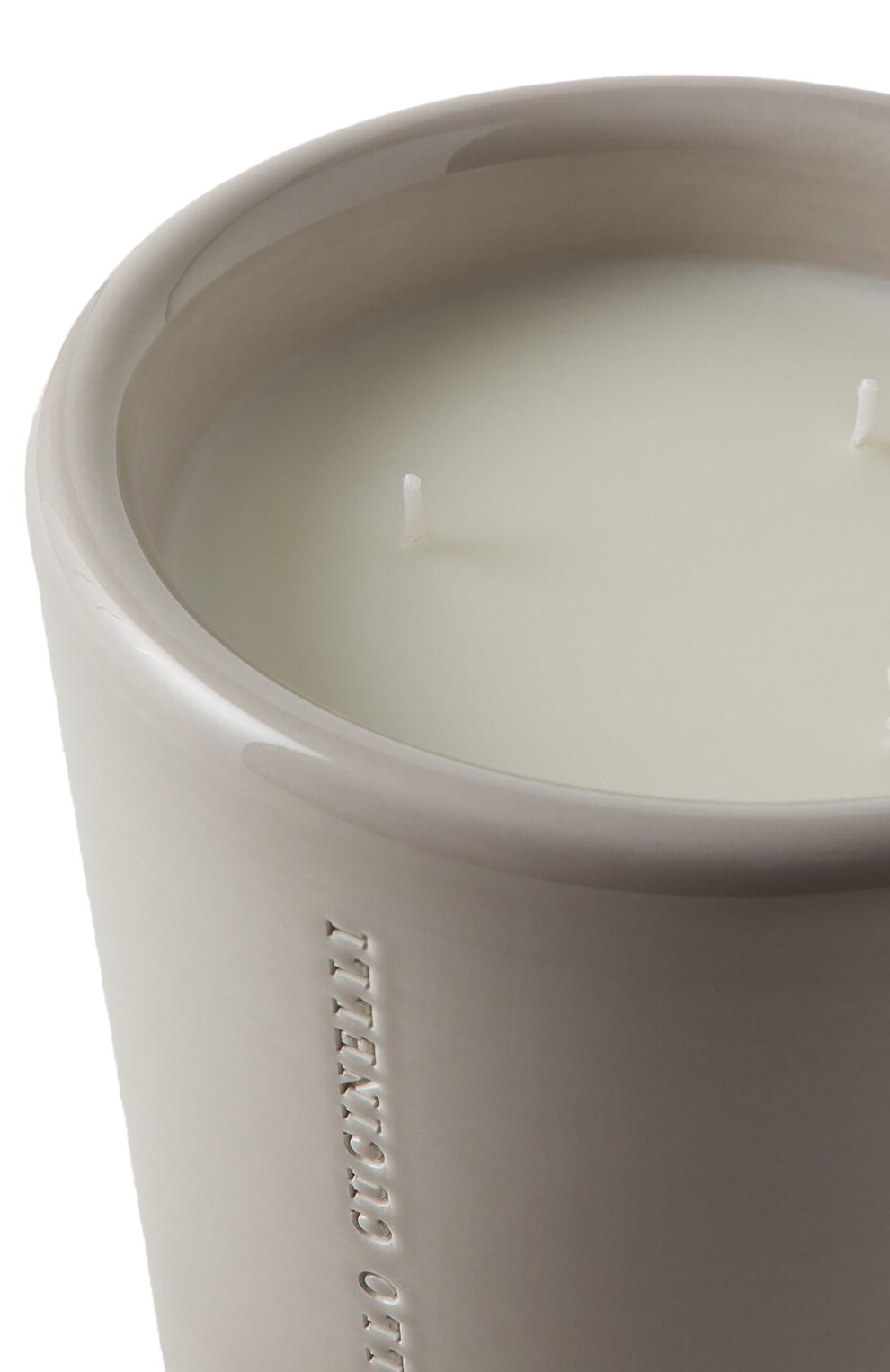 Ароматизированная свеча BRUNELLO CUCINELLI темно-серого цвета по цене 69950 руб., арт. MLCAND32M, фото 3 Ароматизированная свеча BRUNELLO CUCINELLI, арт. MLCAND32M, фото 3